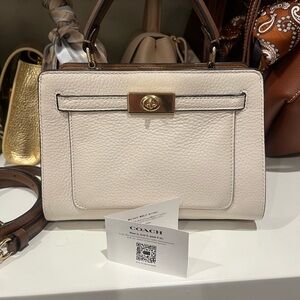 Coach Cream Leather Handbag